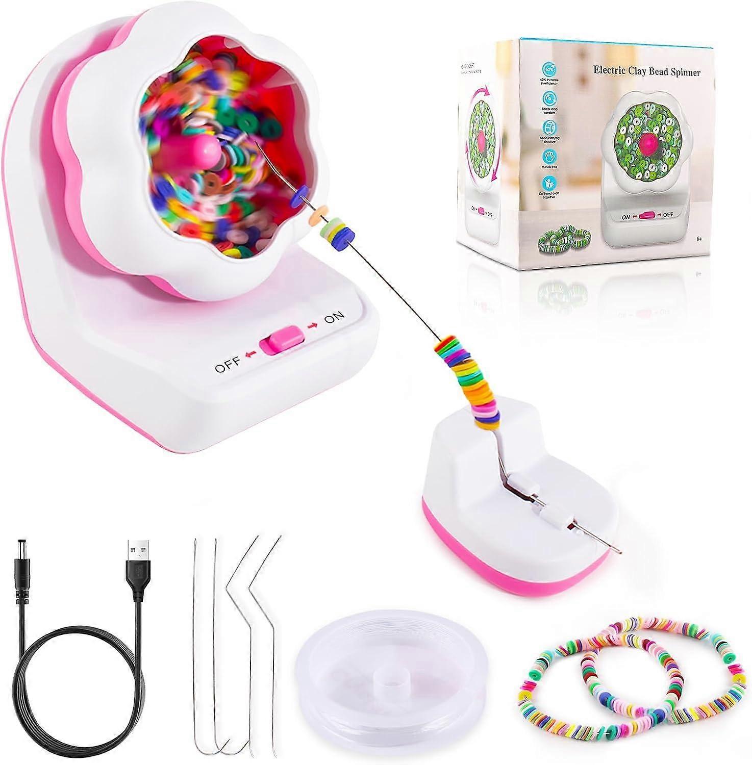 Electric Clay Bead Spinner with Base Automatically Clay Bead Spinner