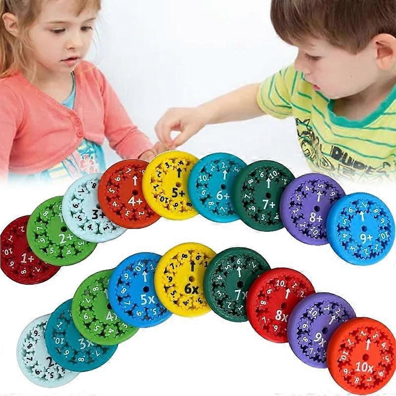 TK Hot selling MATH FIDGET SPINNERS 9-piece set of math fingertip gyroscope teaching enlightenment toys