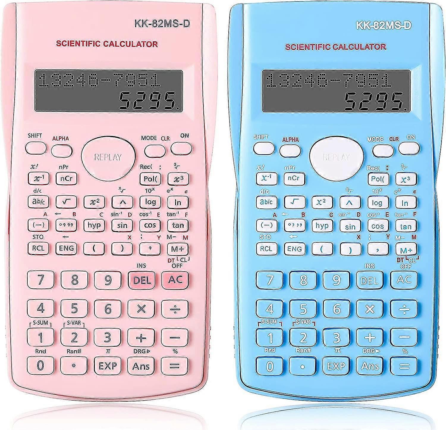 Scientific Portable Calculators Set Of 2 Functional Engineering Scientific Calculator With Multiple Modes Graphing Function Suitable For School Busine