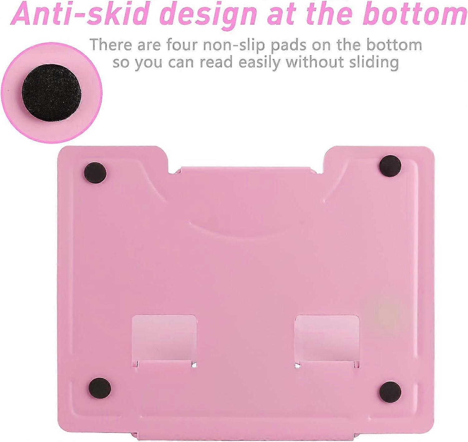 Reading stand, metal reading stand Pink Reading Stand Bookends Book Stand Cookbook Holder Book Stand