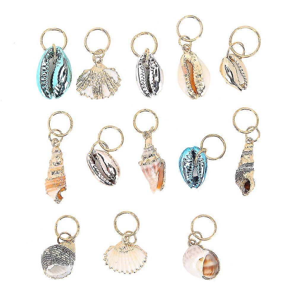 Pierścienie warkocza do włosów Dredy Pierścień Shell Pierścień do włosów DIY Akcesoria do dekoracji włosów