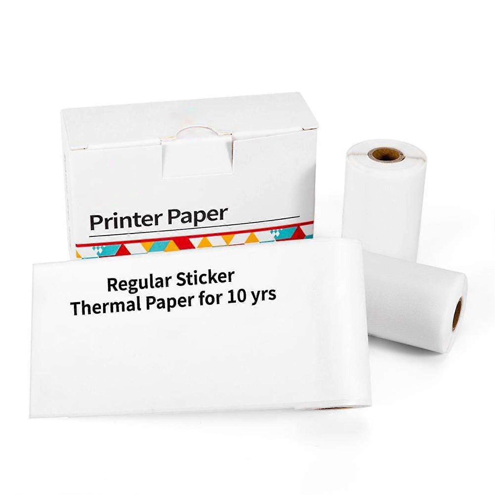 Mini Pocket Printer Portable Bluetooth-Compatible Thermal Printer Inkless Sticker Printer