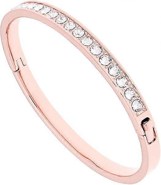 Hinge Crystal Bangle Bracelet For Women