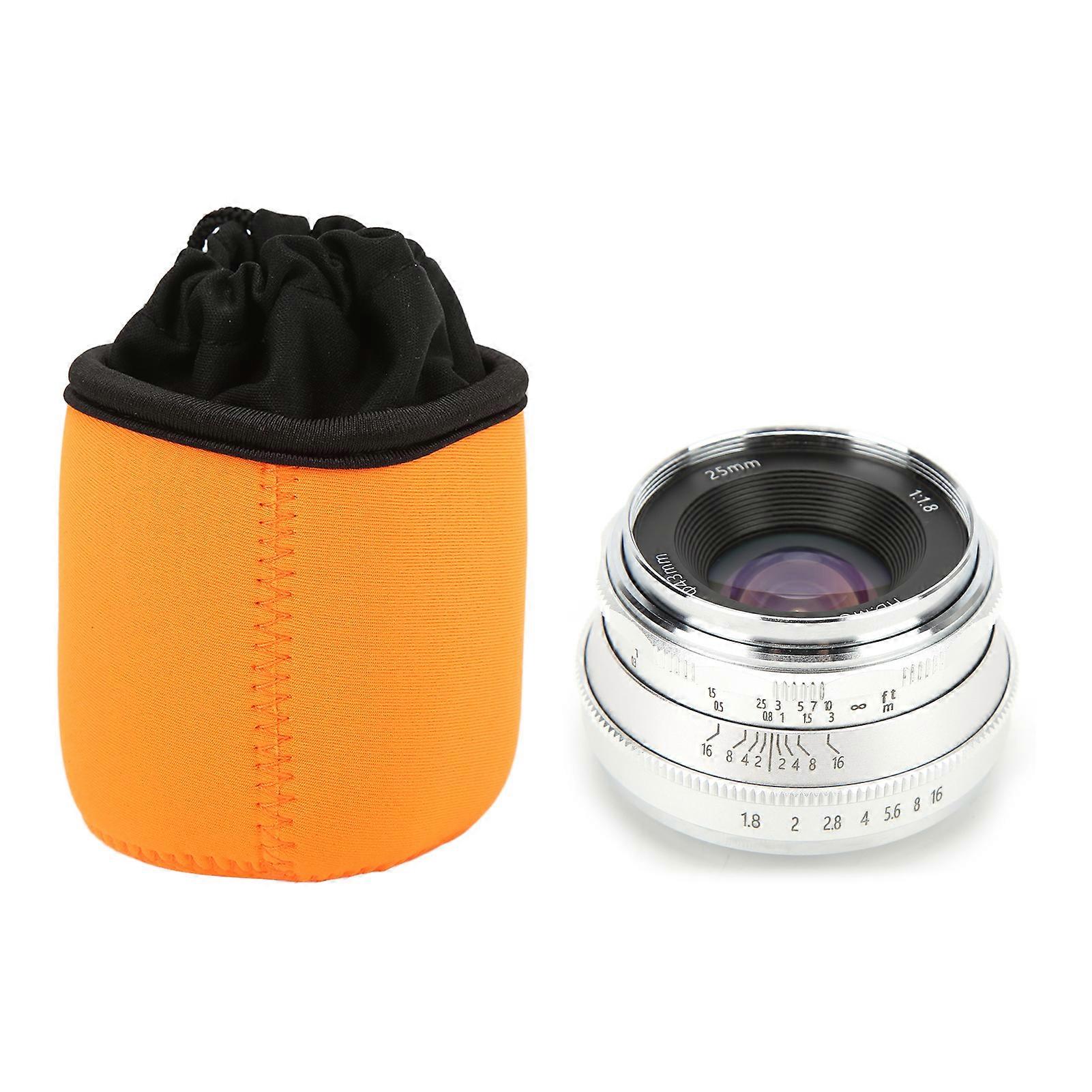 25mm F1.8 APSC Large Aperture Manual Prime Lens for M4/3 Mount for EM10 EPL9 GF9 GF10