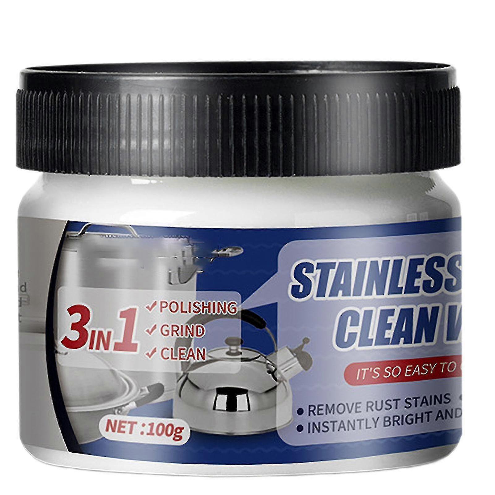 Stainless Steel Rust Remove Wax Powerful Remove Stain Tool For Kitchen Cookware