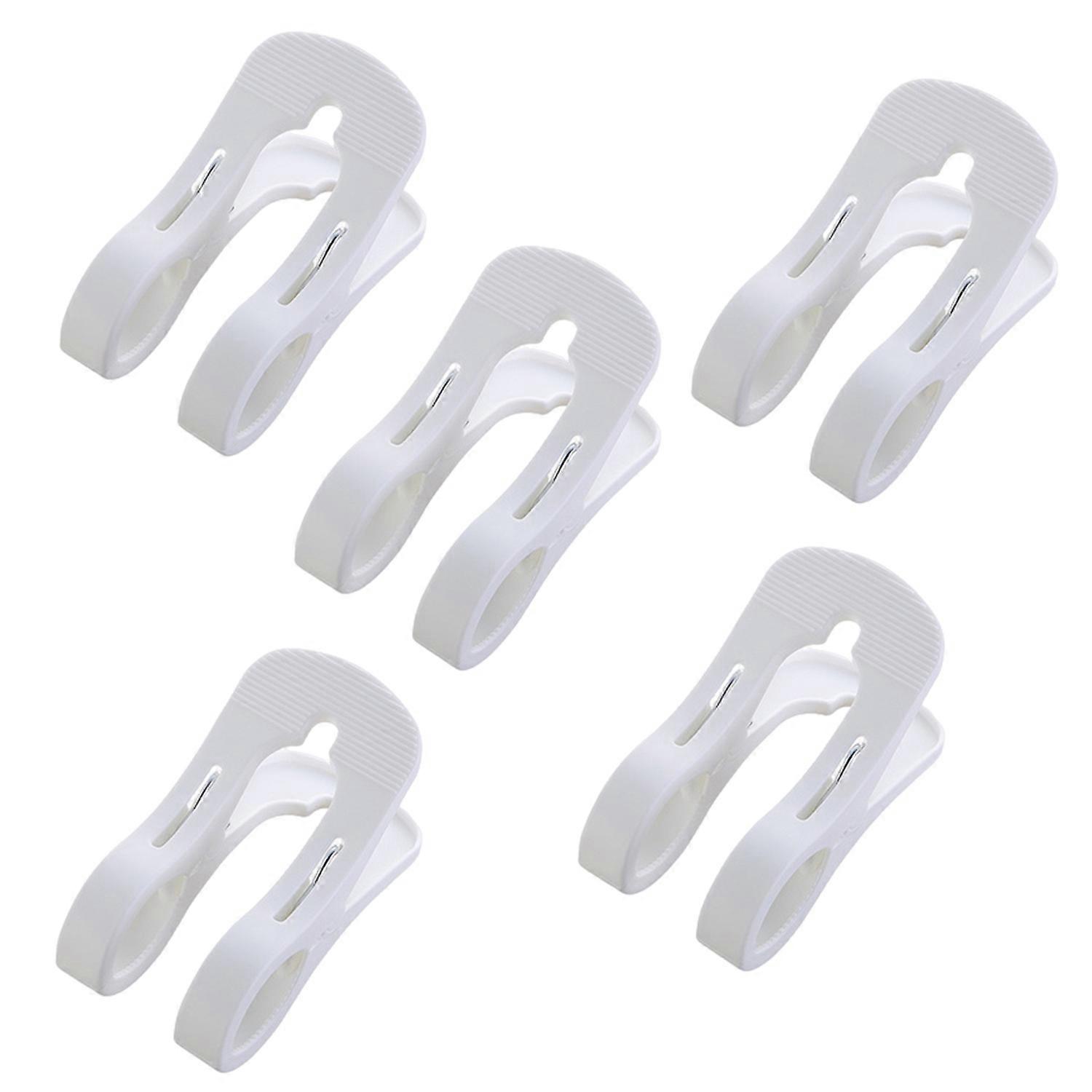 5Pcs Extra Large Beach Towel Quilt Clips Non-Slip Spring Design Versatility Use Heavy Duty Clothes