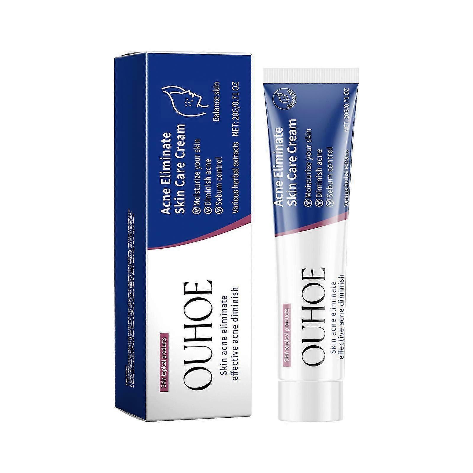 ハーブニキビクリアクリーム、さわやかなシャインオイルコントロール優しい保湿保湿フェイシャルニキビクリアクリーム