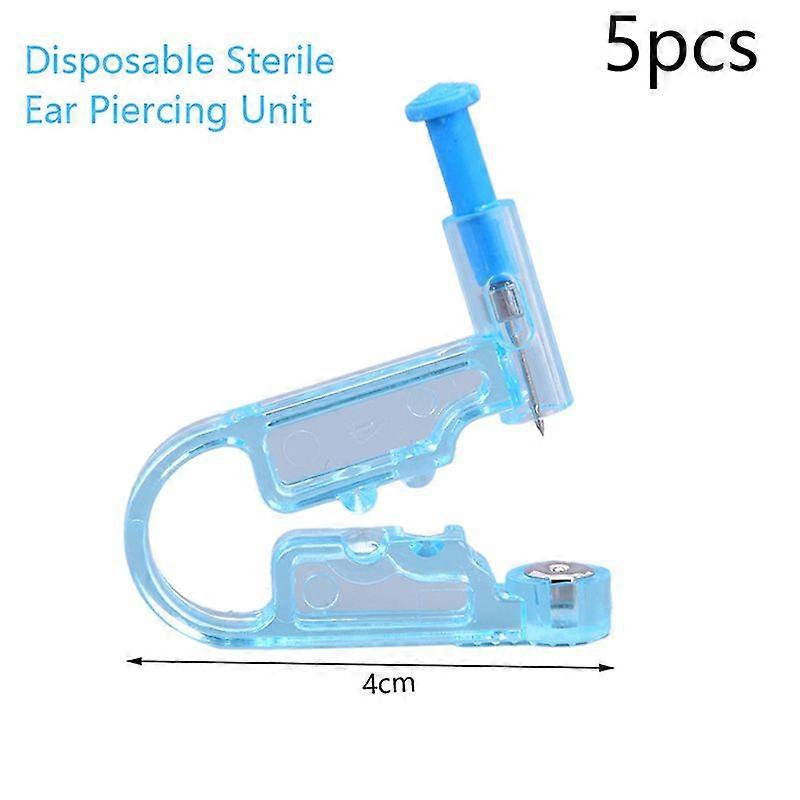 5Pcs Disposable Sterile Ear Piercing Unit Ear Stud Pierce Kit Ear Piercing Gun