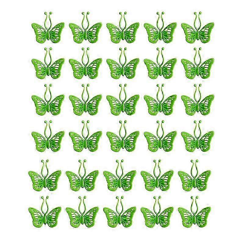30pcs αυτοκόλλητη αναρρίχηση τοίχου αναρρίχησης σταθερή πόρπη πεταλούδων συνδετήρων αναρρίχησης δεμένη πόρπη αμπέλου για την εσωτερική κηπουρική