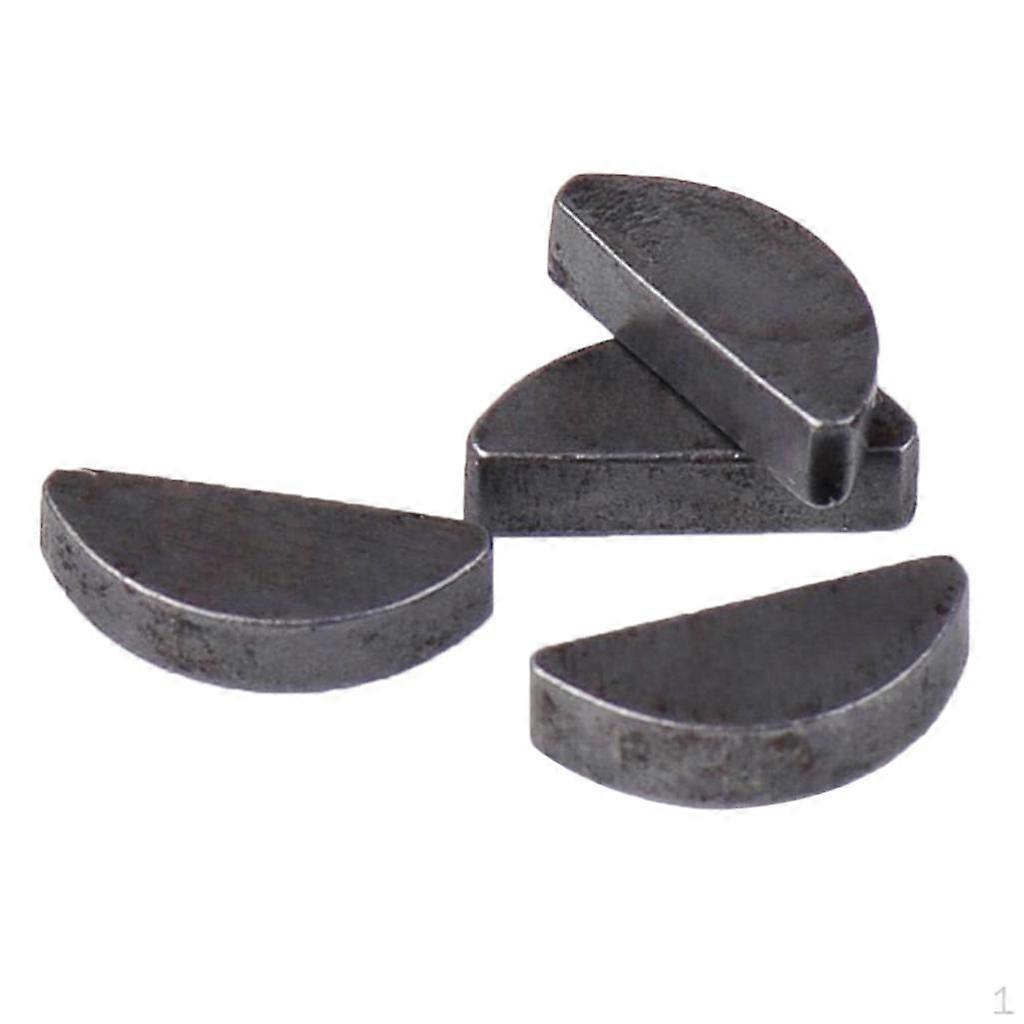 4x Metric Woodruff Key Set 12.5mm x 3mm 2.5mm (L. W. Thickness)