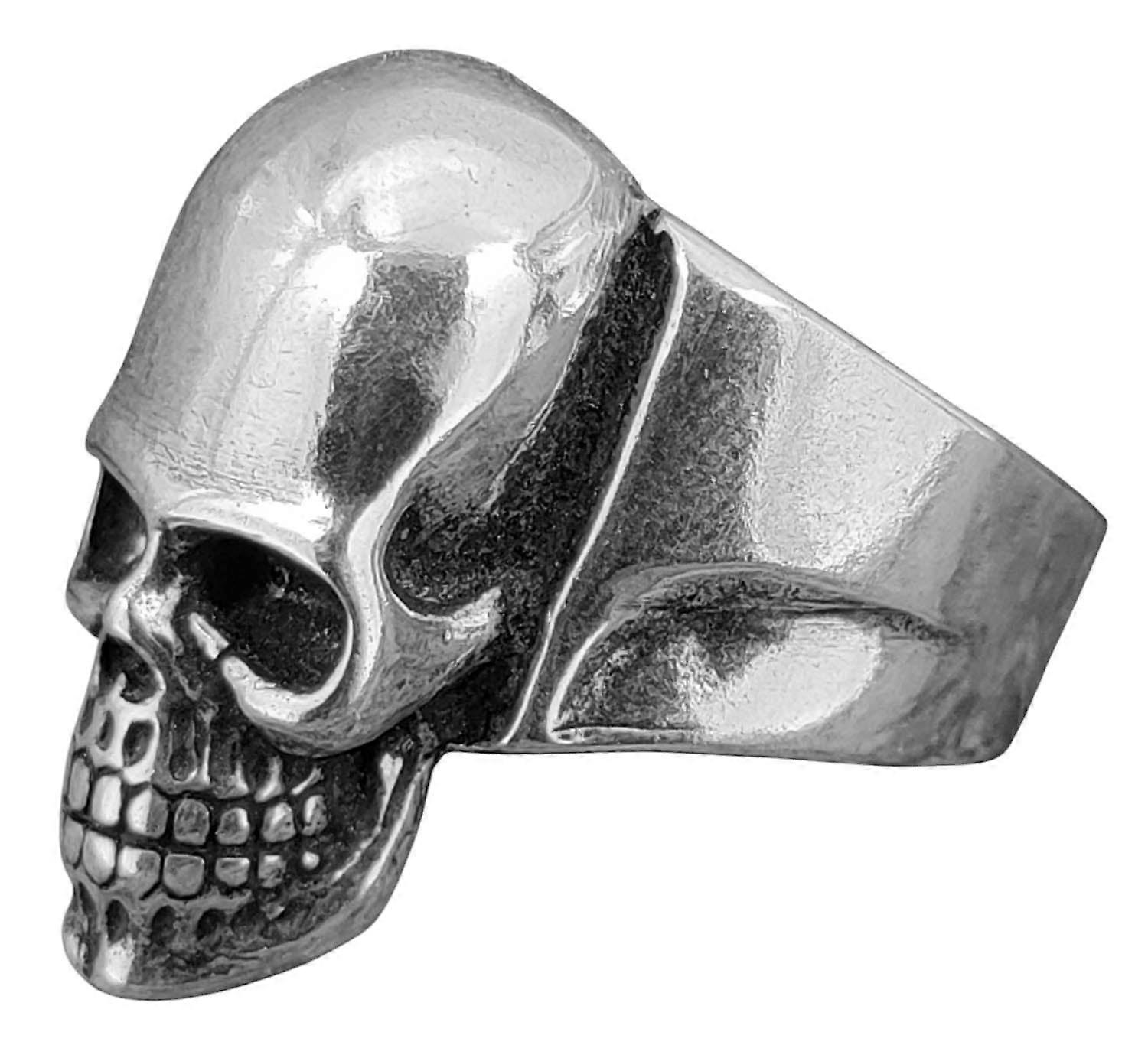 Ring Skull, Size 62-74 (tk8) - Silver