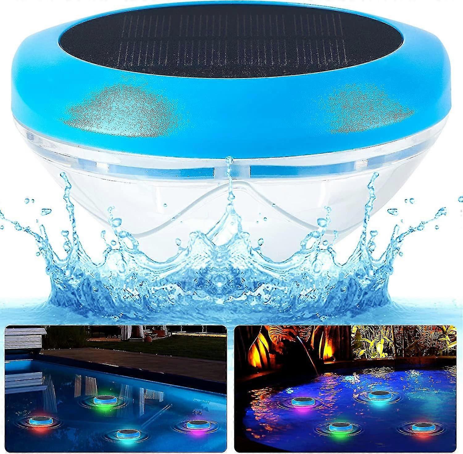Solar Floating Pool Lights,br-vie Floating Pool Lights With Rgb Color Changing Waterproof Solar Pool Lights For Swimming Pool At Night,outdoor Led Poo