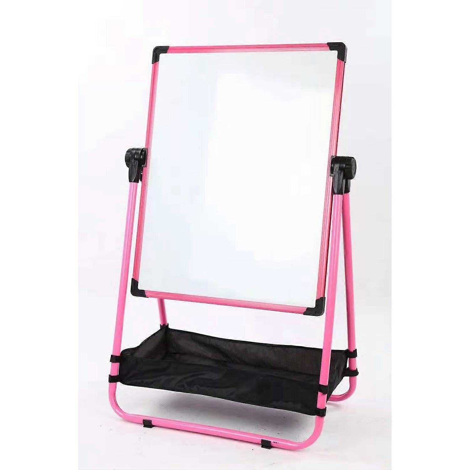 Kids Art Easel Double Sided Magnetic Standing Type Liftable Foldable 360 Degree Rotation Drawing Whi
