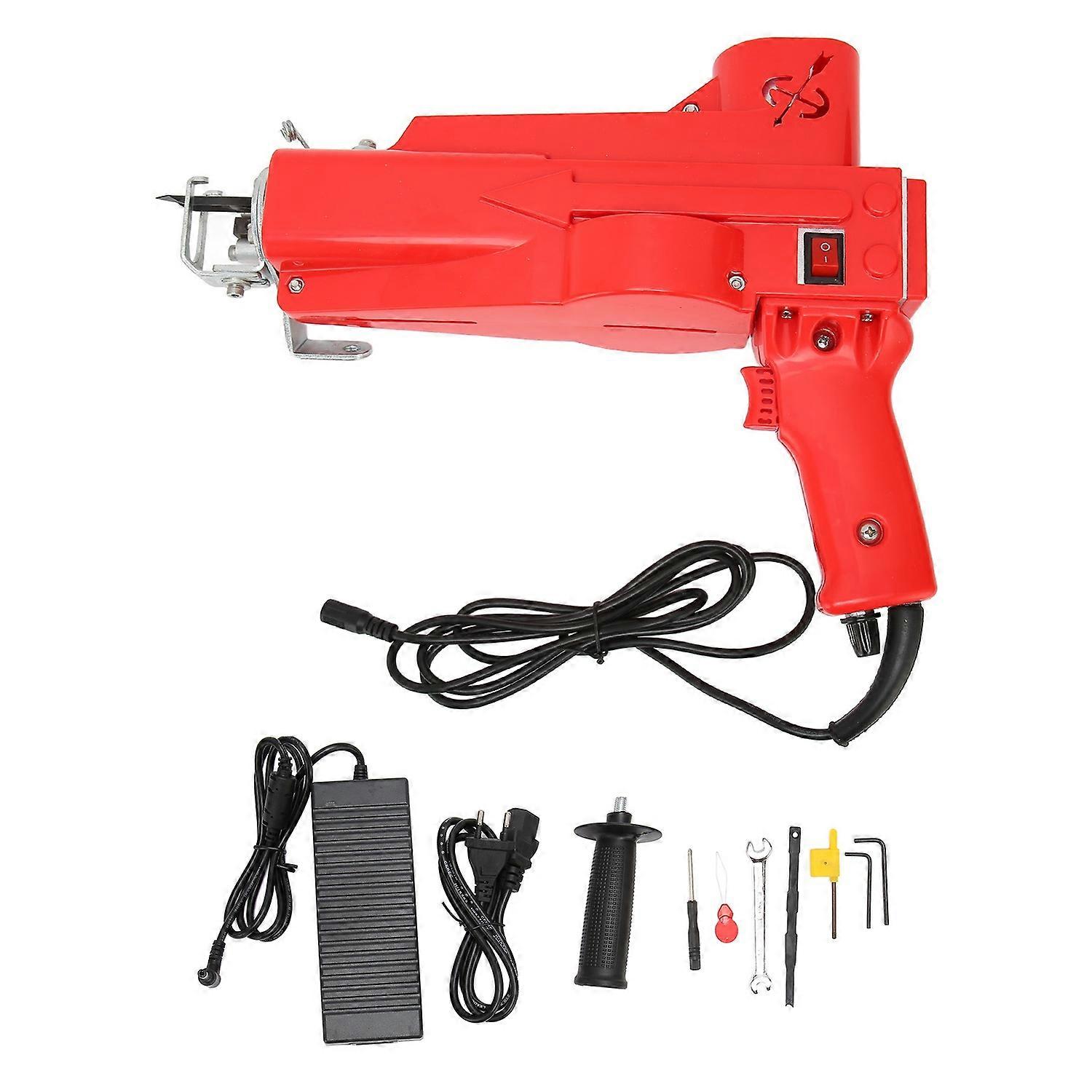 2 in 1 Rug Tufting Machine Cut Pile Loop Pile Low Noise Carpet Gun Machine with Auxiliary Handle 100