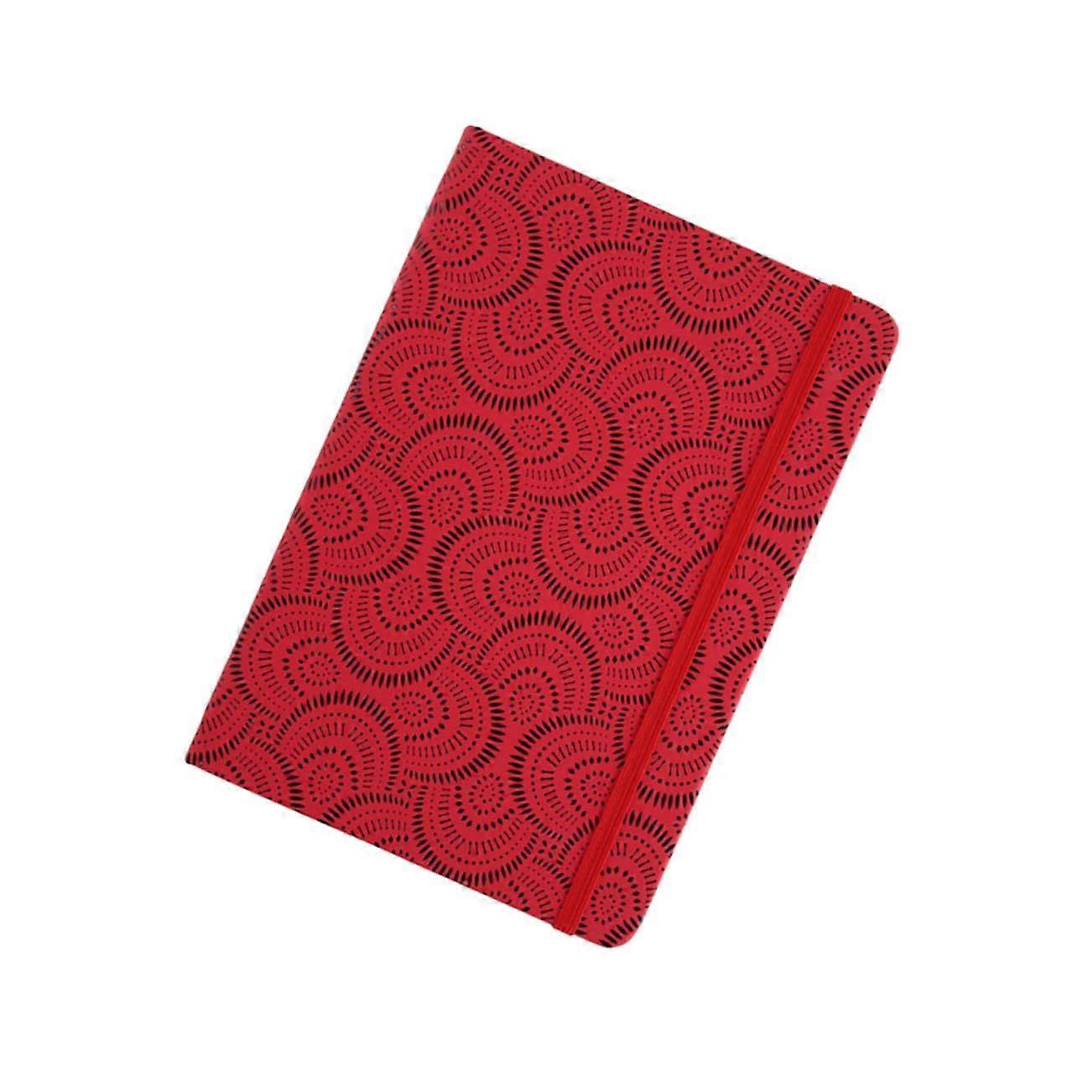 Operitacx Business Notebook Business Notebook Writing Notepad Pu Notebook Diary Notebook A5 Red Pu Journal Notepad PU Notebook