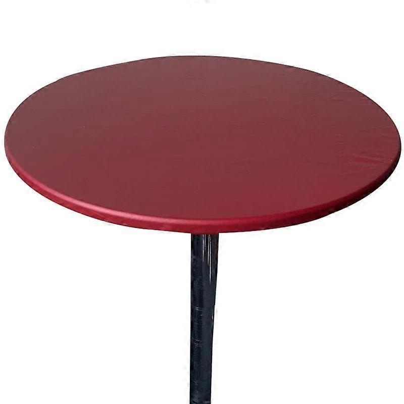 Round 60-130cm Waterproof Fitted Tablecloth Table Cover Protector Elastic