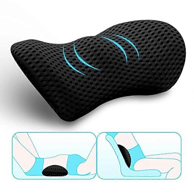Lumbar Support Pillow for Office Chair and Car Seat, Memory Foam Lower Back Pillow, Neo Cushion for Low Back Pain Relief
