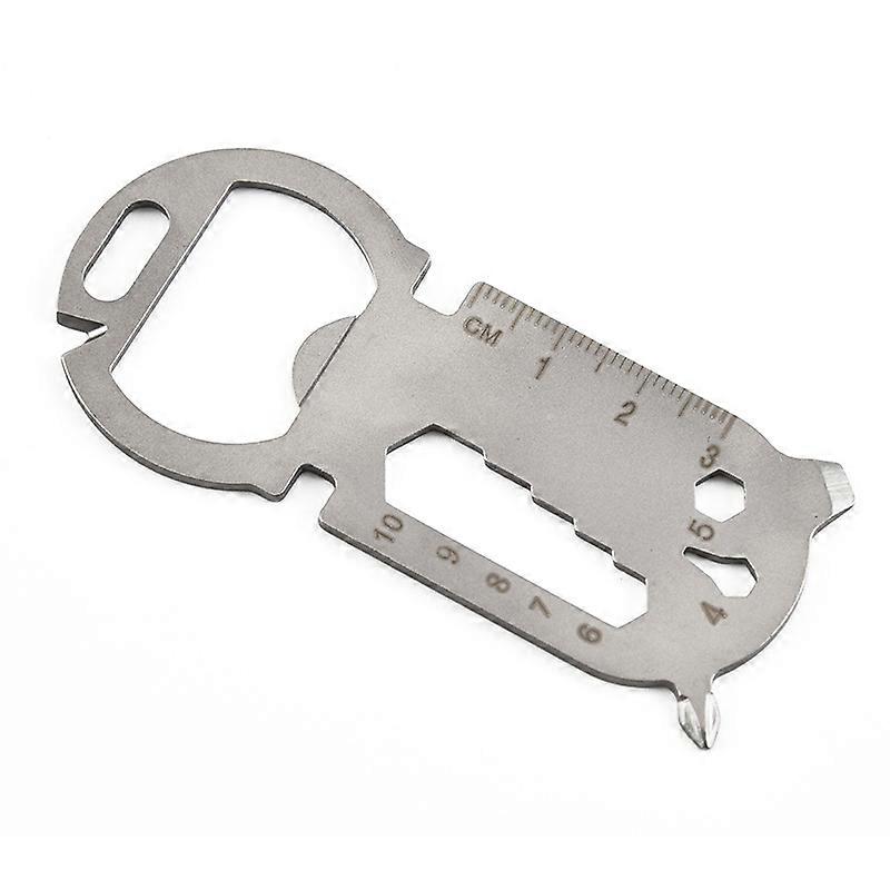 Beer Bottle Opener Keychain, Titanium-Coated, Rust-Resistant