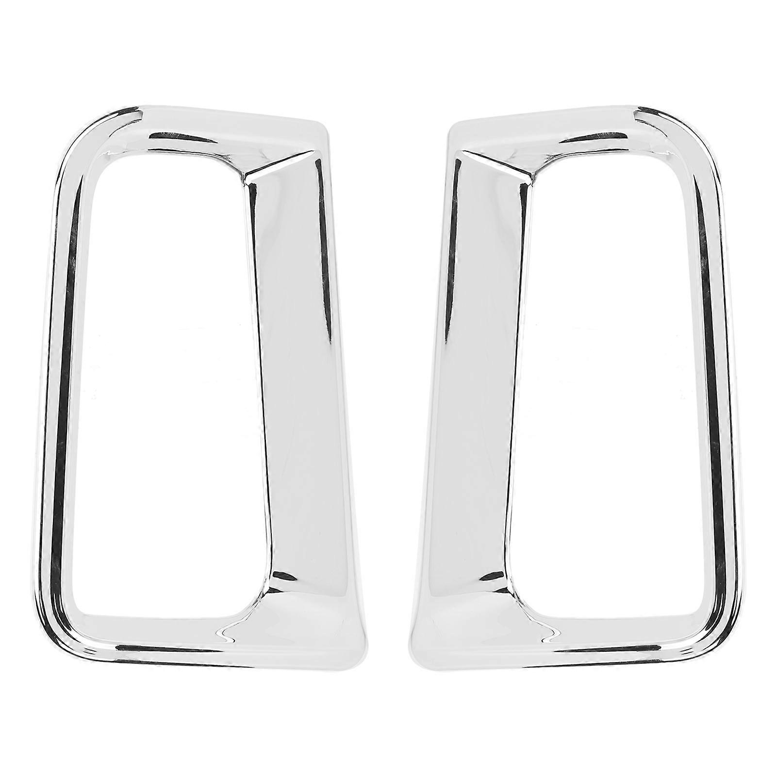 2PCS Rear Fog Light Trim Exterior Decoration Replacement for Alphard Vellfire 15‑20
