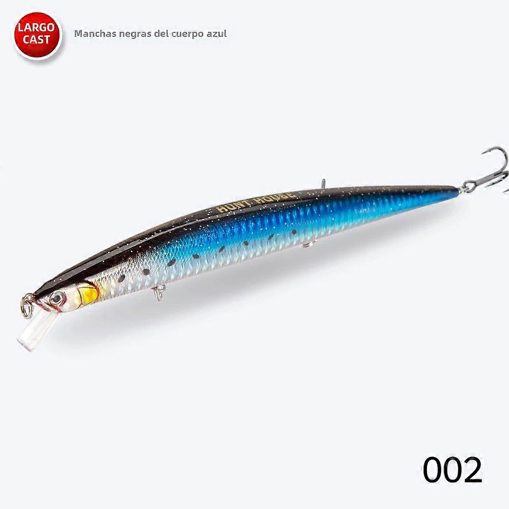 Hunthouse Tide Minnow Fishing Bait 175mm/24.5g Floating Surface Hard Saltwater Salmon Jerkbait For Seabass Fishing Gear
