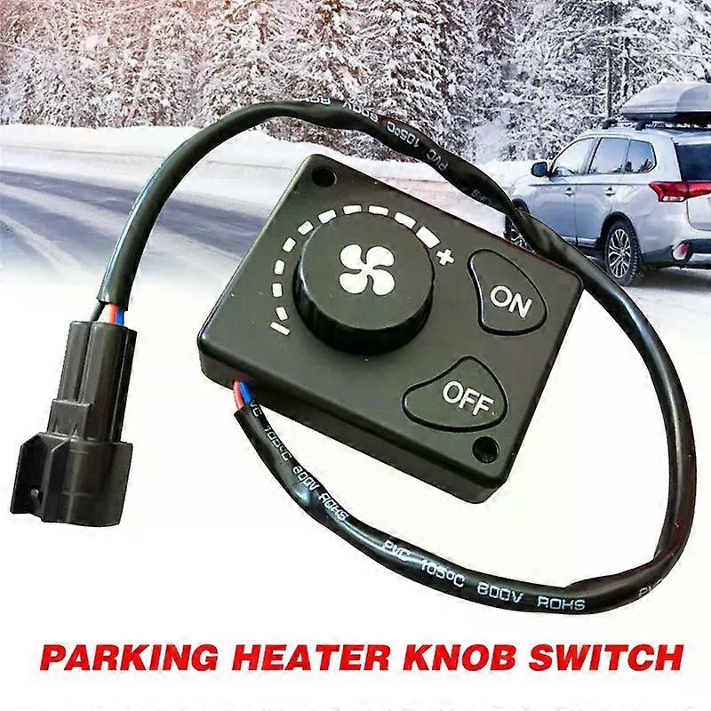 12/24V Parking Heater Controller Switch Knob For Truck Diesel Air Heater Heating Controller Switch