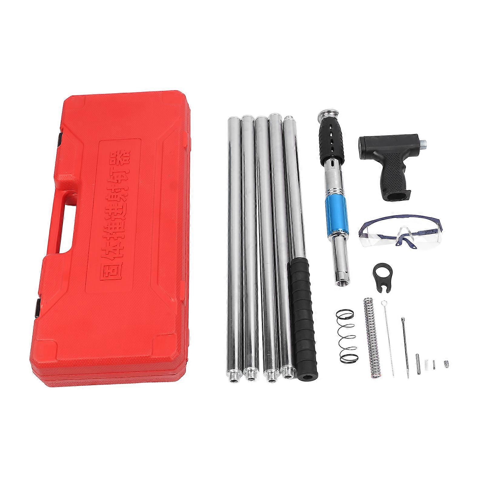 YUMILI Wall Nail Gun, 4 Speed Adjustable Low Noise Mount Tool For Concrete Wall With Extension Rod Wall Nail Gun For Ceiling Mount
