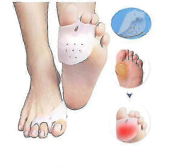 10 paia di separatore di dita dei piedi Regolatore dell'alluce valgo Correttore dell'alluce valgo Correttore dell'alluce valgo f74