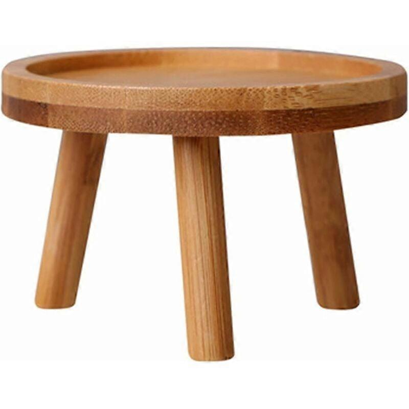 Solid Wood Bonsai Rack Stool For Floor Protection