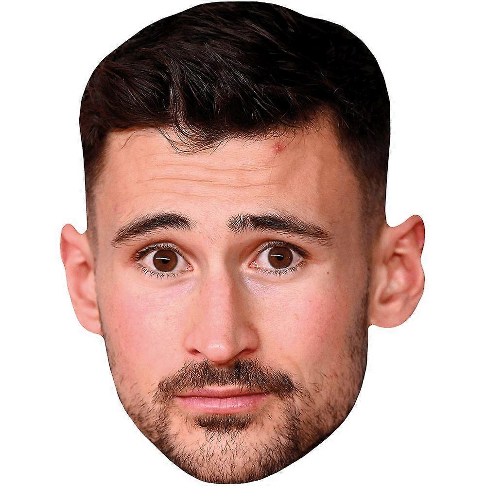 Jake Williamson (Beard) Celebrity Mask, Flat Card Face