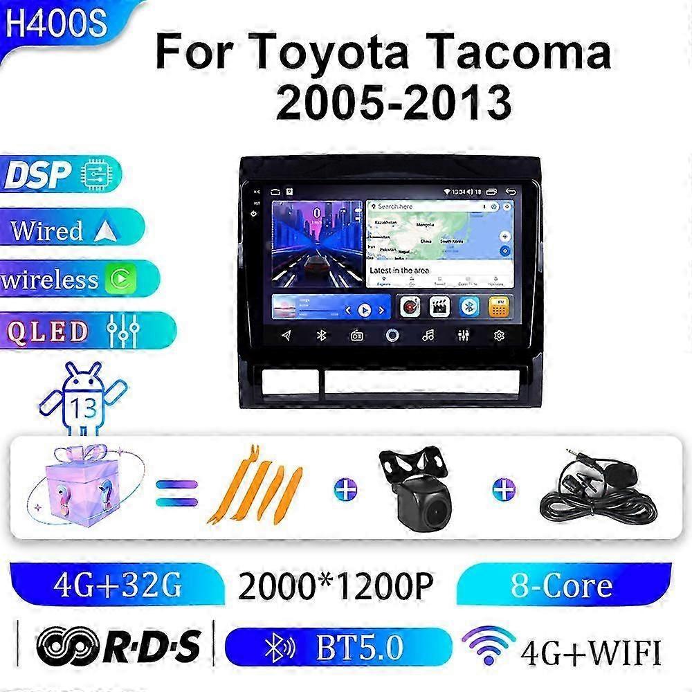 Suitable for Toyota Takuma 05-13 car mounted Android large screen navigator GPS navigation all-in-one machine-2K