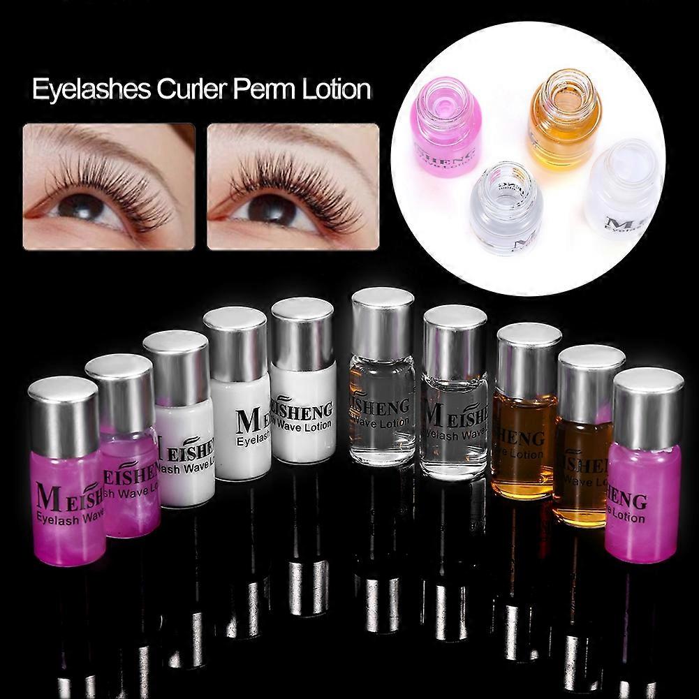Professional kit for perm, wave, eyelash curler, lotion