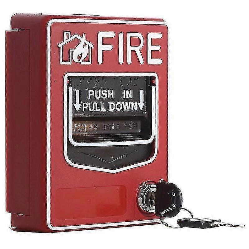 Wired Alarm Station, Dual Action Call Point Alarm Button 9-28vdc