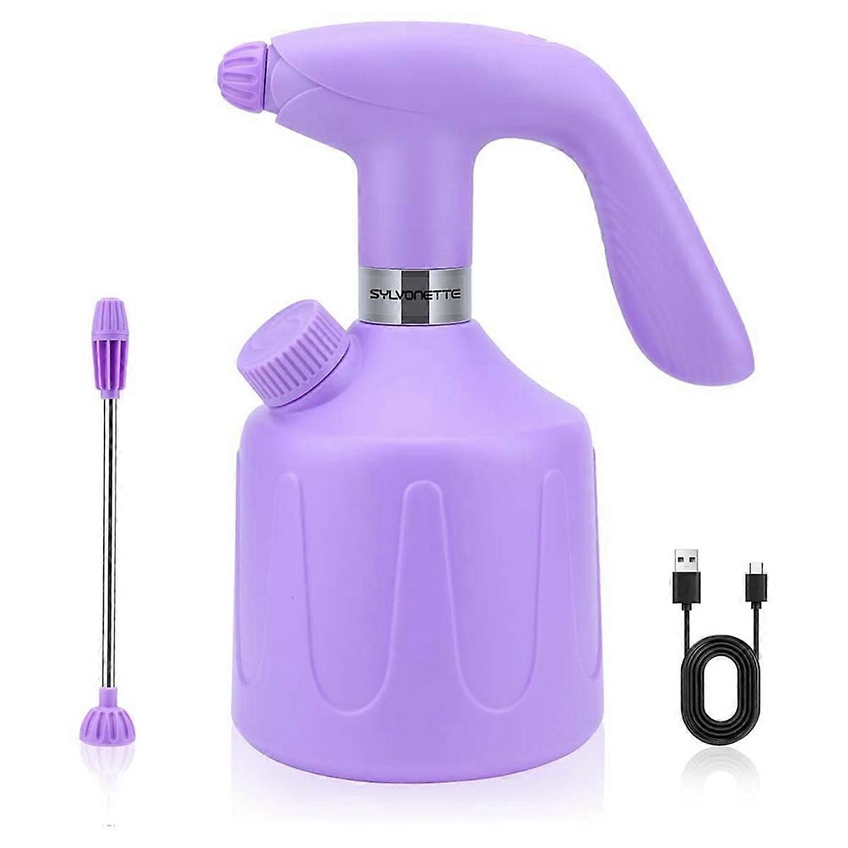Electric Bottle Automatic Plant Mister 1.8L Rechargeable Battery Powered Sprayer Continuous Bottle