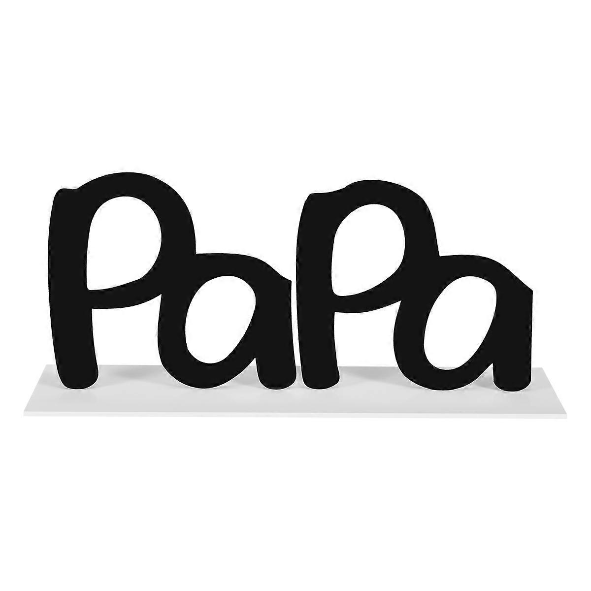 Bannière Trophée Fête Des Pères Noir Et Or – 3 Drapeaux « Joyeux Anniversaire Papa » – Déco Murale Anniversaire Et Soirée