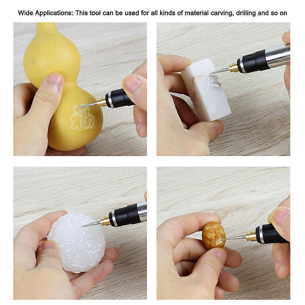 Handheld Portable Mini Rechargeable Household DIY Multifunctional Grinder 3 Level Speed Adjustable Electric Engraving Polishing Tool