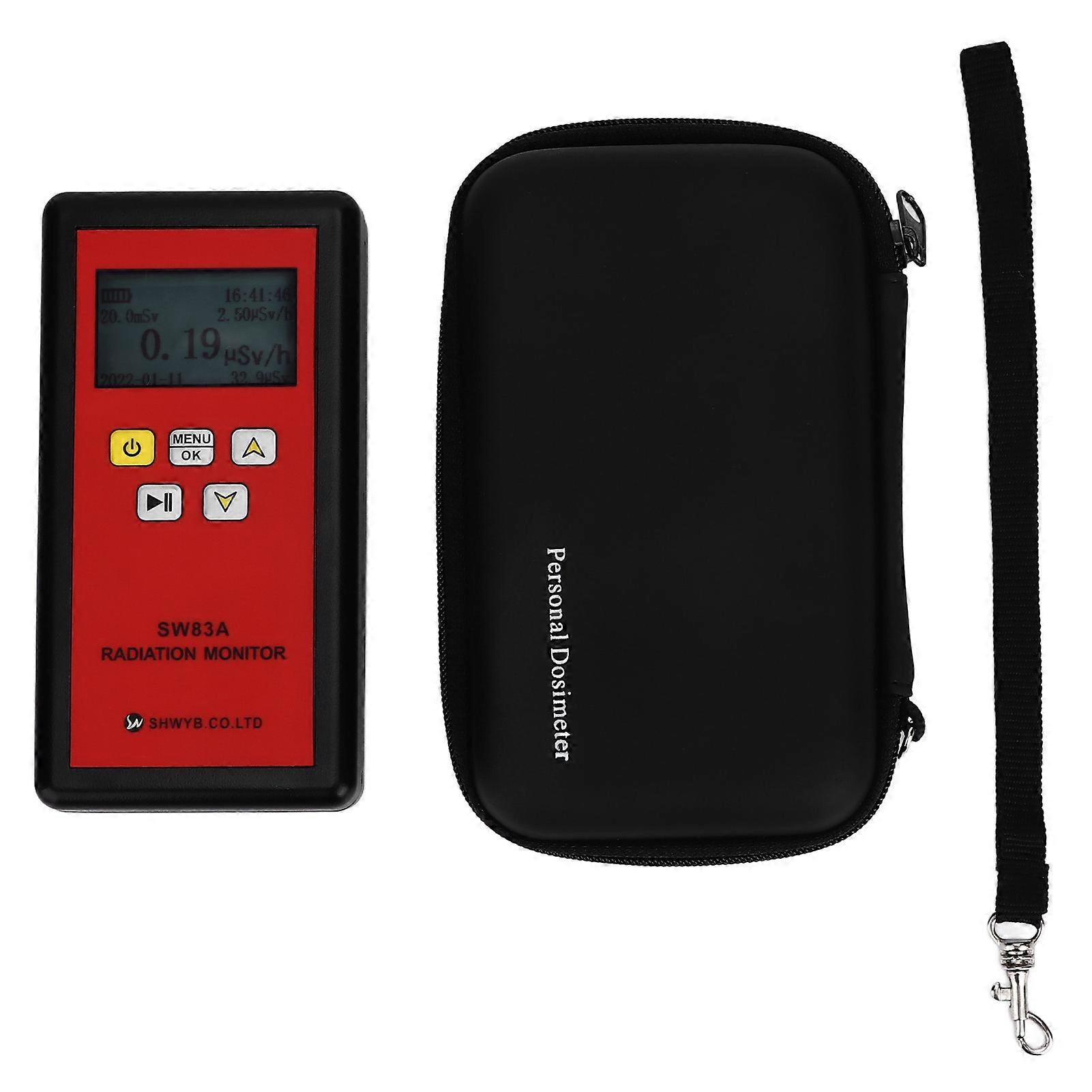 Nuclear Radiation Detector Portable β γ Rays Radiation Monitor LCD Industry Radiation Tester