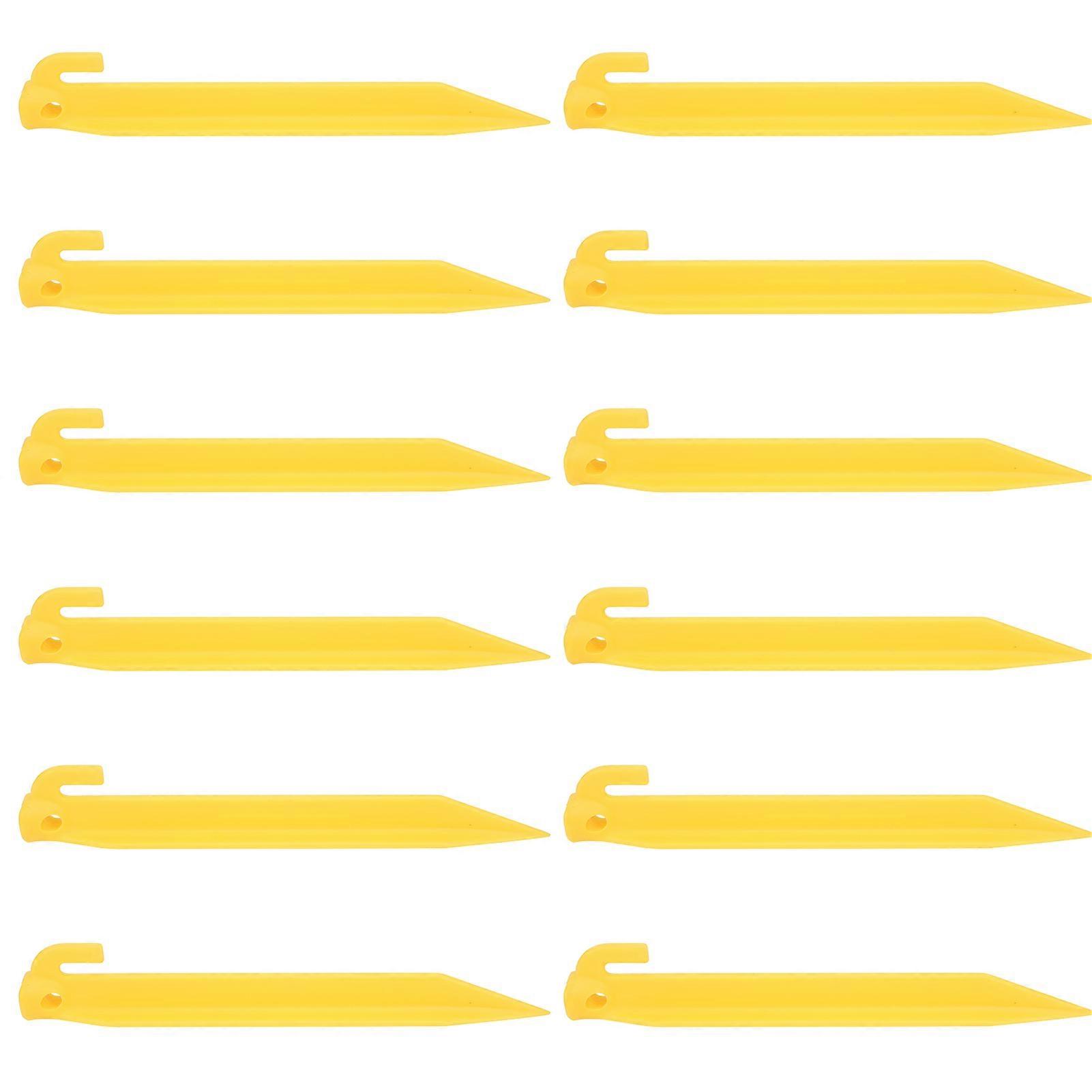 12PCS Outdoor Windproof Super Light Tent Nail Stable Camping Hook Fixed Nail Accessory