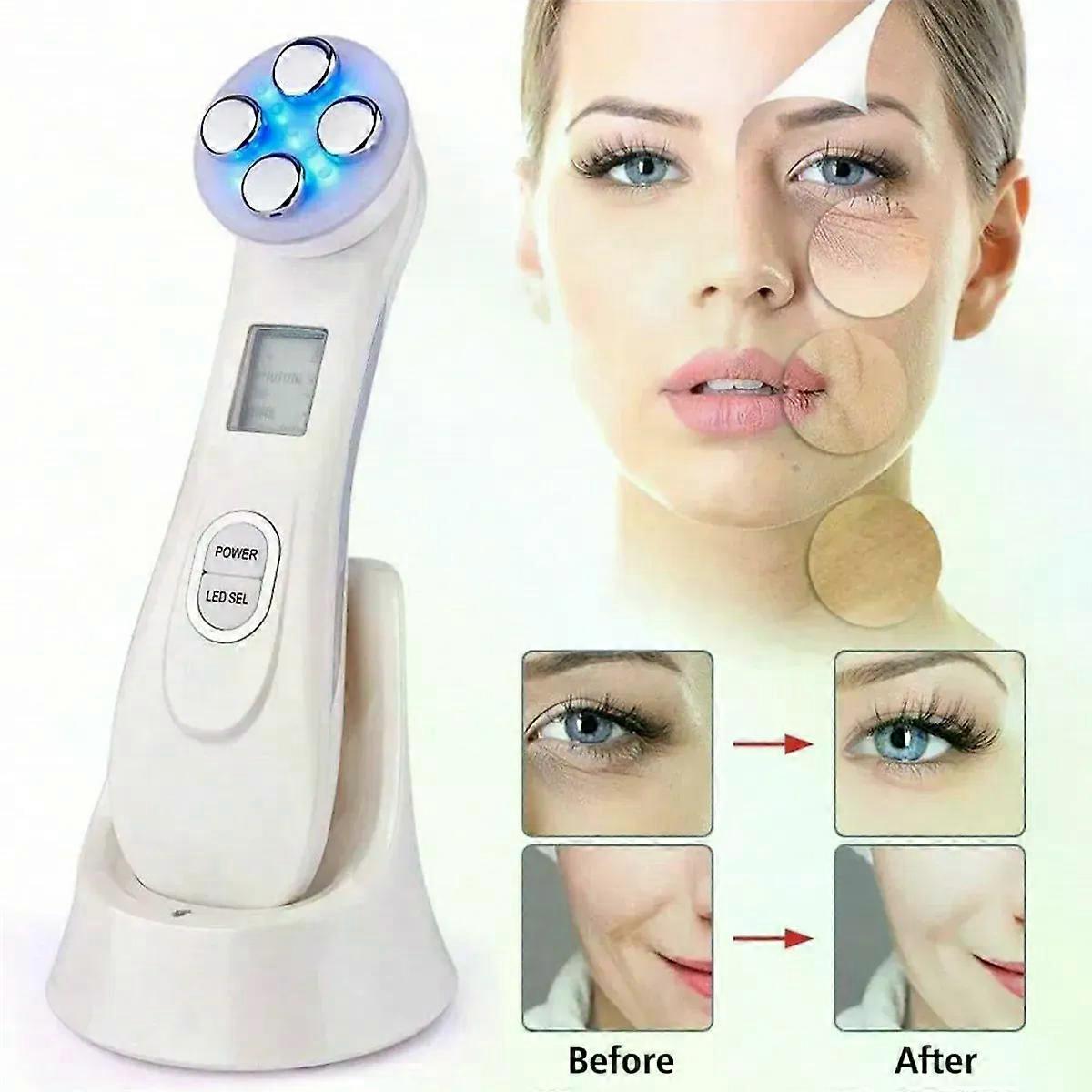 顔の肌のためのミニLEDの若返りのワンドの顔のスキンケアマッサージの美容装置、LEDの光子のスキンケア装置、USB充電式