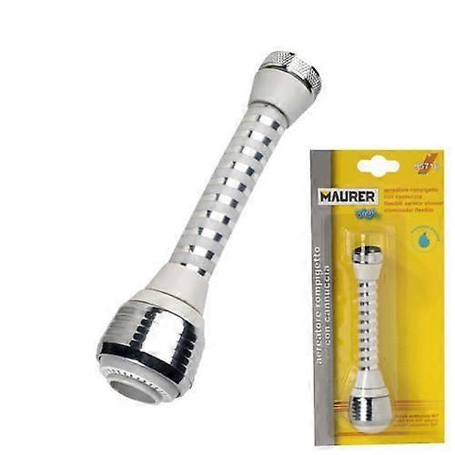 Regulator aerator - MAURER - PVC - Water saver - Male/female adapter - Chrome
