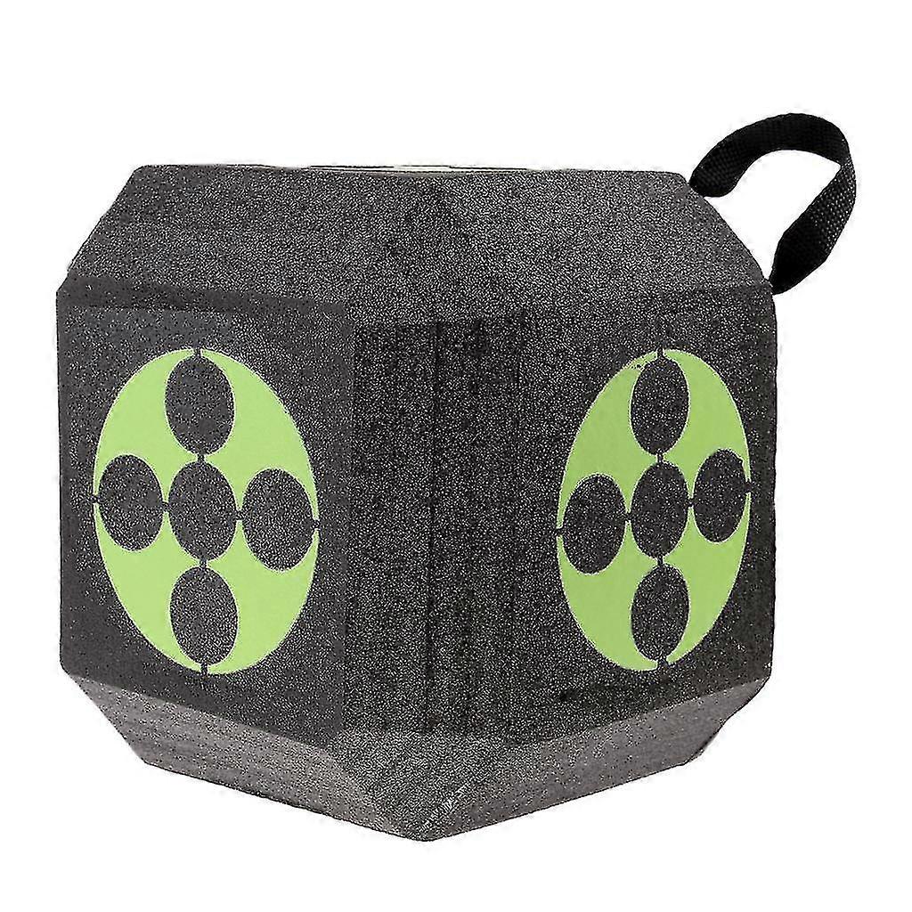 Archery Block Target Cube Self Recovery Foam Hunting Shooting Practice Green