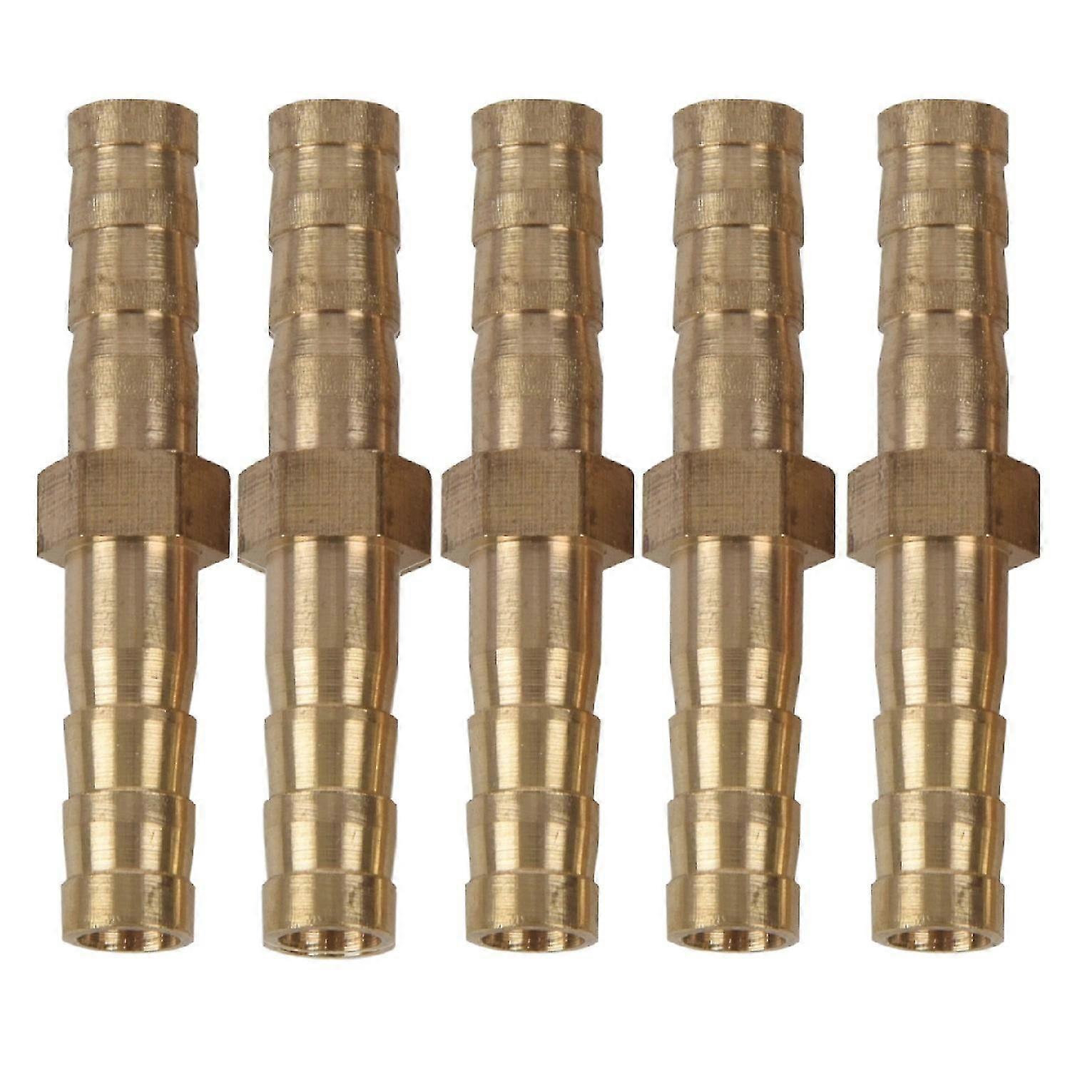 5 st 6 mm innerdiameter luftgas rak slangrörskoppling