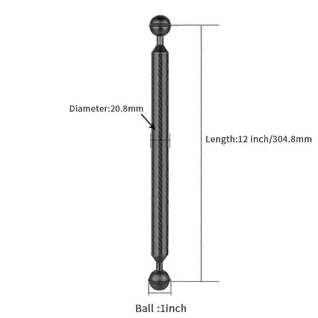 Diving Photography Fill Light Arm Dual Ball for Head Float Arm Camera Underwater