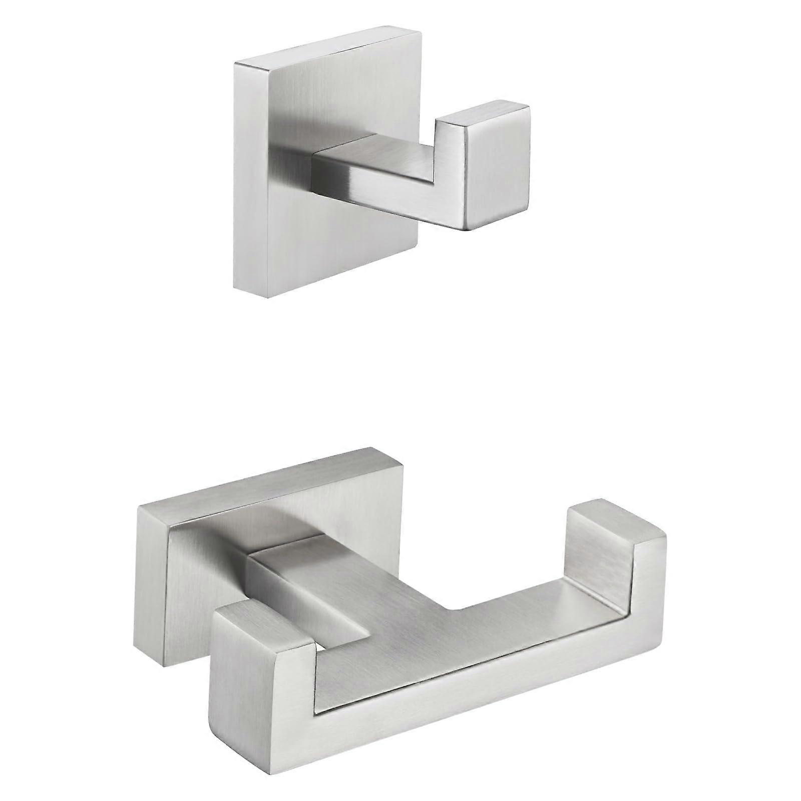 Bathroom Brushed Nickel Towel Hook