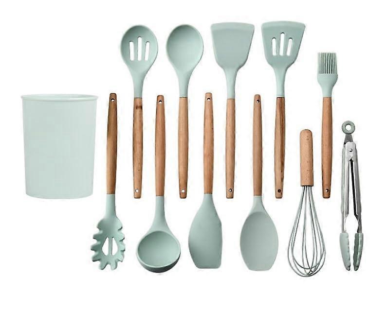 12 Piece Deluxe Kitchen Utensils Set for Cooking and Serving