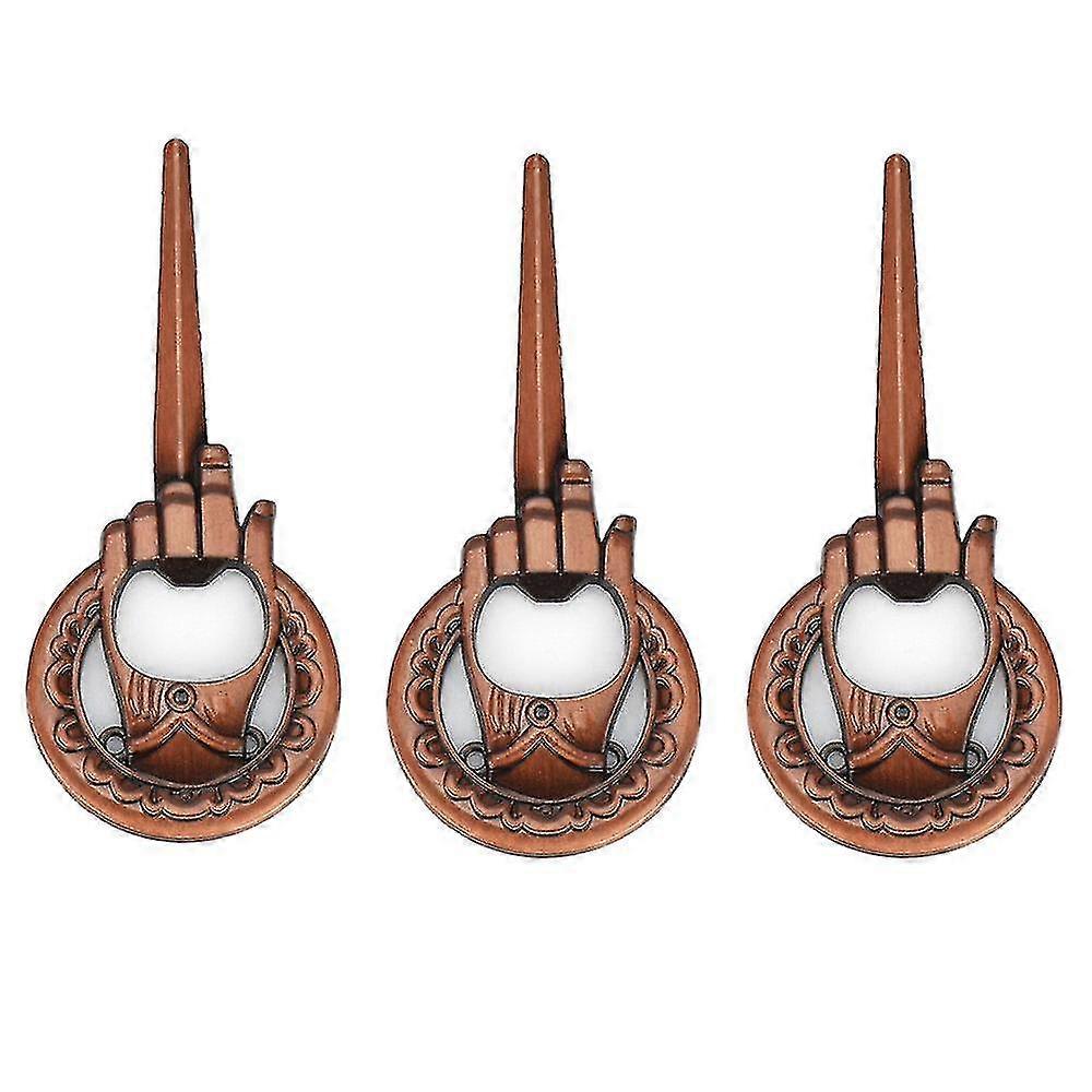 Manual Handheld Bottle Opener with Vintage Zinc Alloy Design