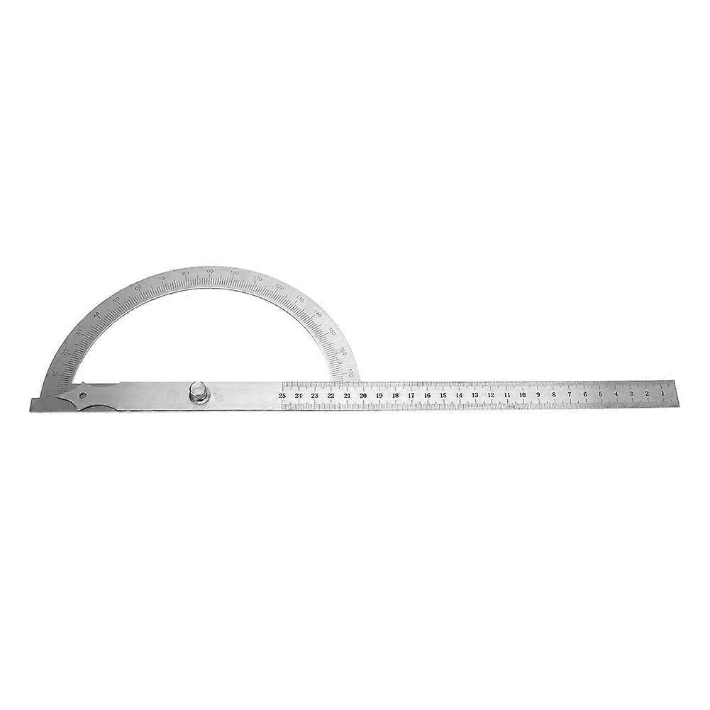 Stainless Steel Angle Finder Protractor Rotary Gage 0-180 Degree 200x300mm Precision Tool for Woodworking and Construction