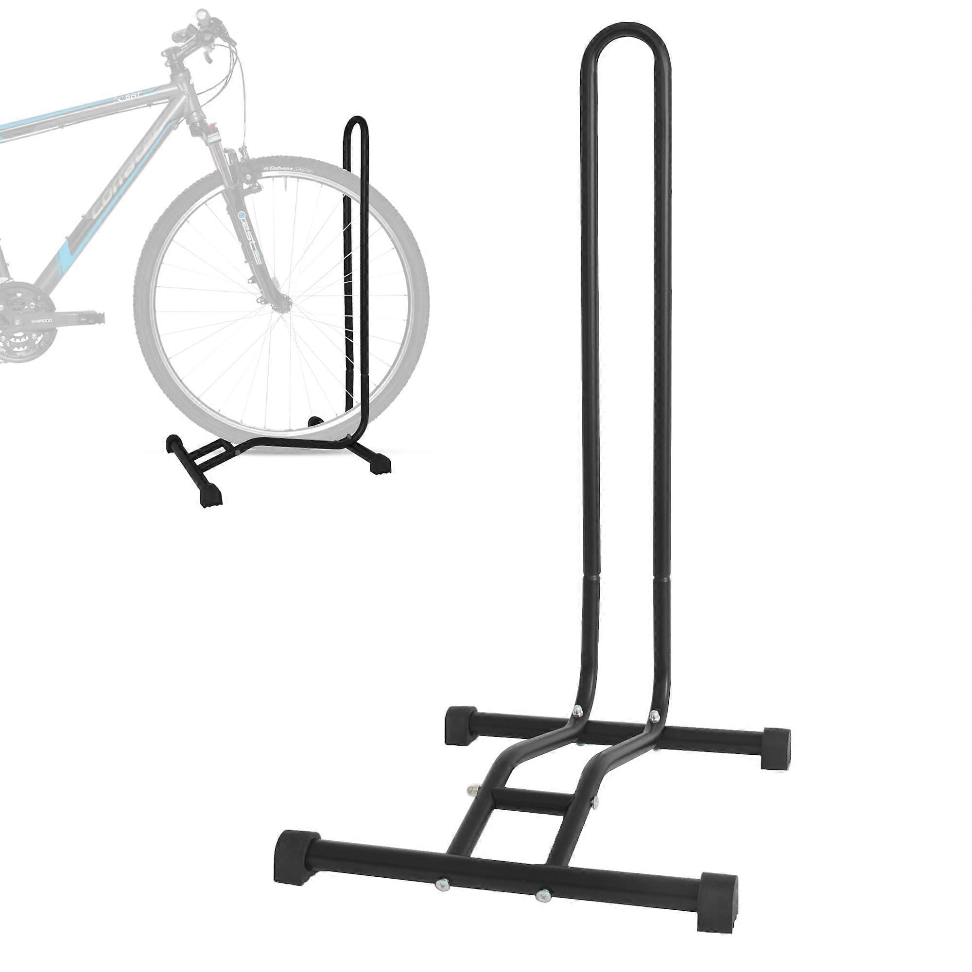 Cycling Stand for Mountain and Road Bikes, Durable Bicycle Floor Storage Rack, Indoor Garage Organizer