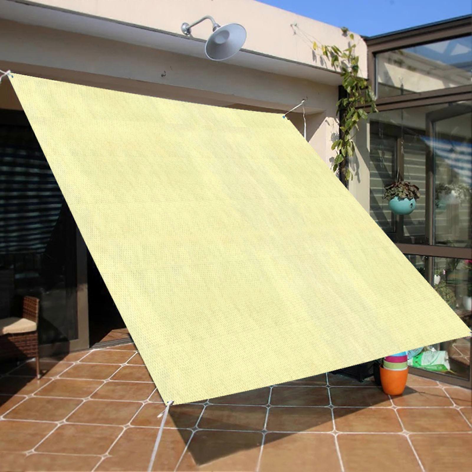 Rectangle Sun Shade Cloth Outdoor Waterproof Garden Sunscreen Awning Canopy