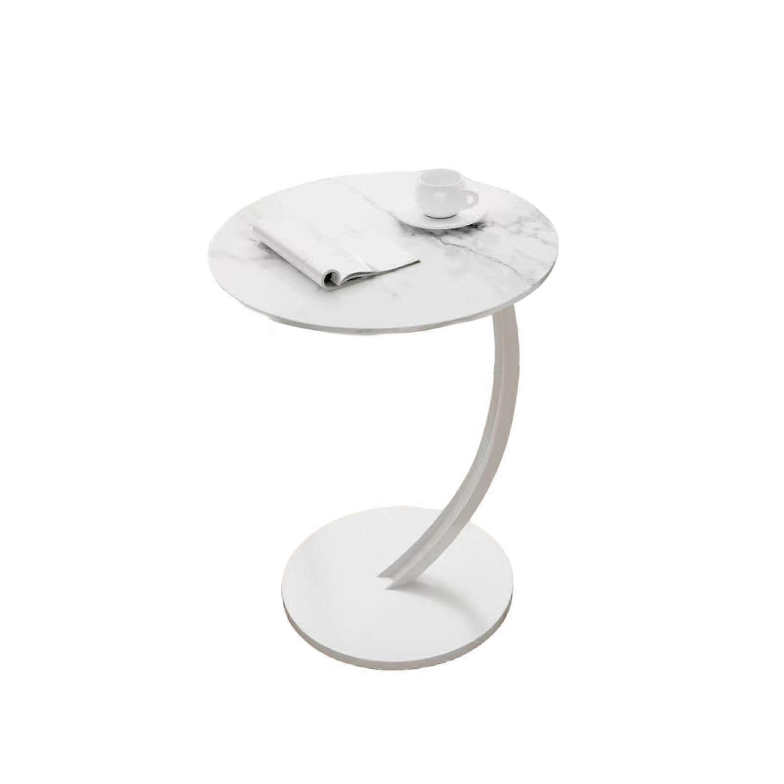 Round Coffee Table Side Table for Living Room, Modern Sofa Table, Small Bedside Table, H Color, Stylish Home Decoration