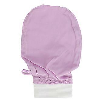 Glove Double Sided Soft Comfortable Elastic Wrist Strap Shower Bath Exfoliating Body Scrub Gloves Large